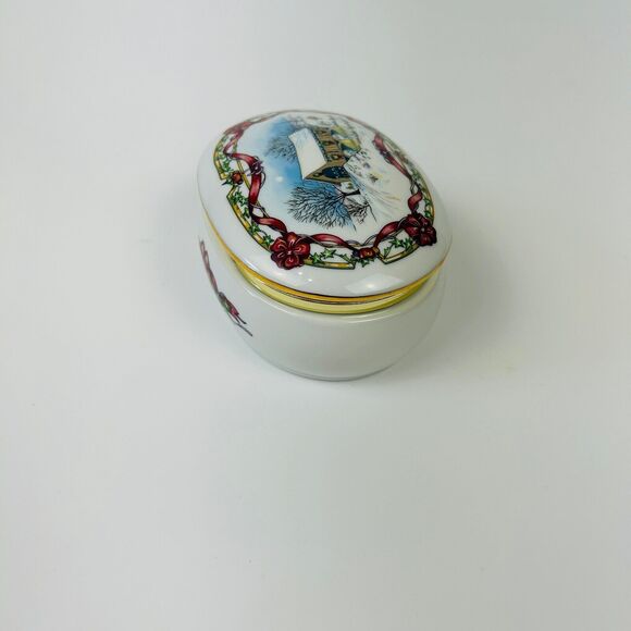 Vtg‎ 90's Christmas Music Box HERITAGE HOUSE Come All Ye Faithful Limited Crank - Picture 7 of 13